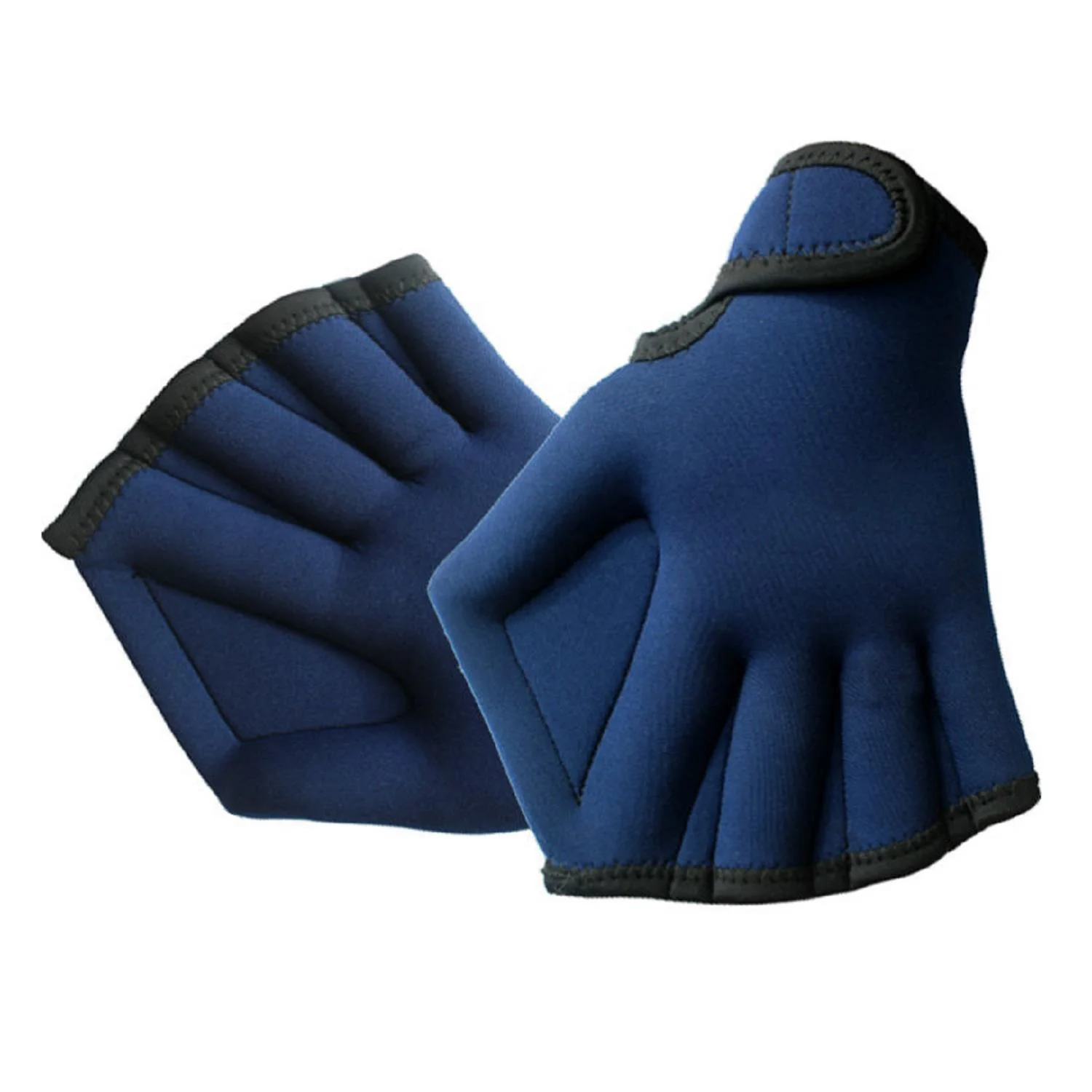 Custom Palm Hand Paddle Surfing Diving Equipment Water Resistance Neoprene Webbed Swimming Gloves
