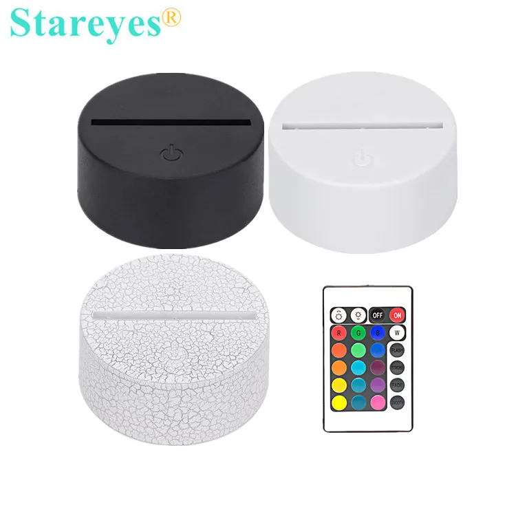 100 шт. светодиодная лампа держатель для ночника 16 видов цветов + 24 клавиши пульт дистанционного управления или 7 сенсорный с регулируемой яркостью USB настольное освещение