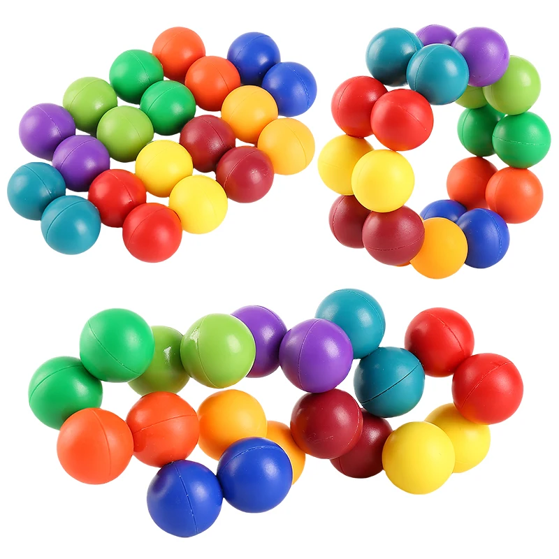 Hot Selling Phone Holder Educational 3D Color Puzzle Balls DIY Logical Training Fingertip Stress Relief Fidget Toys