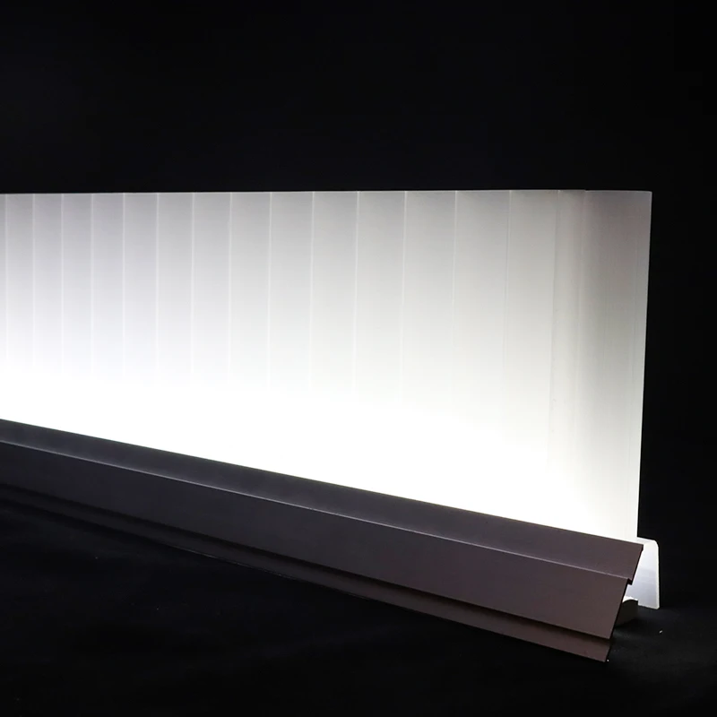 Light Diffuser PC Hollow Sun Sheet 7 Layers Plug Pattern Sheet Polycarbonate Panels Roofing U-lock gusset plate