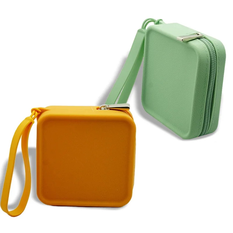 Daily Use Mini Silicon Storage Bag Cosmetic Make Up Case Bag For Ladies Zip Pouch Reusable Silicone Storage Bag