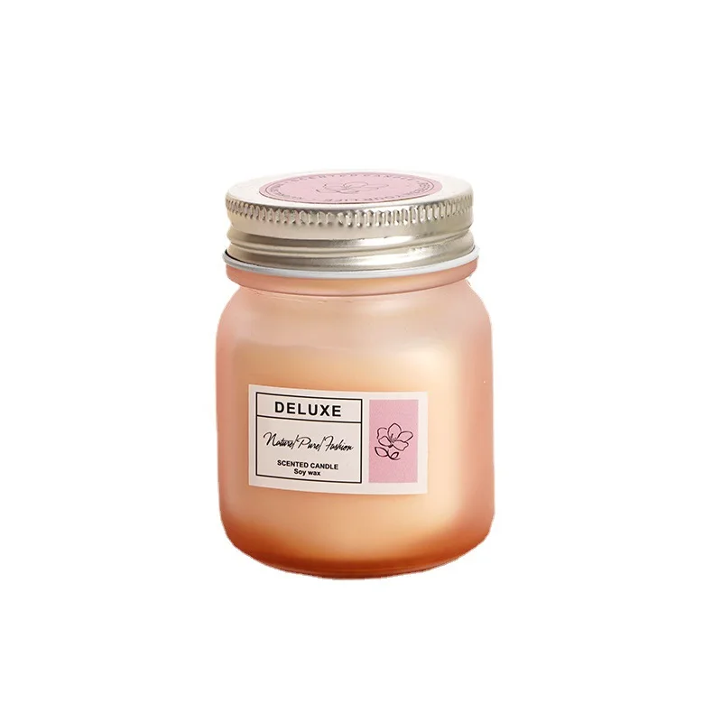 Popular High Quality Romantic Matte Cup Aromatherapy Soy Wax Scented Candles For Gift With Metal Lid