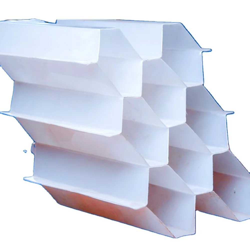 
inclined filter media Honeycomb inclined tube settler lamella clarifier 