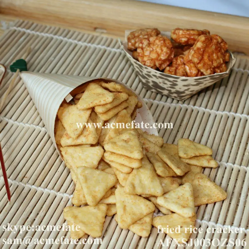 Острые праздничные закуски, азиатские рисовые крекеры