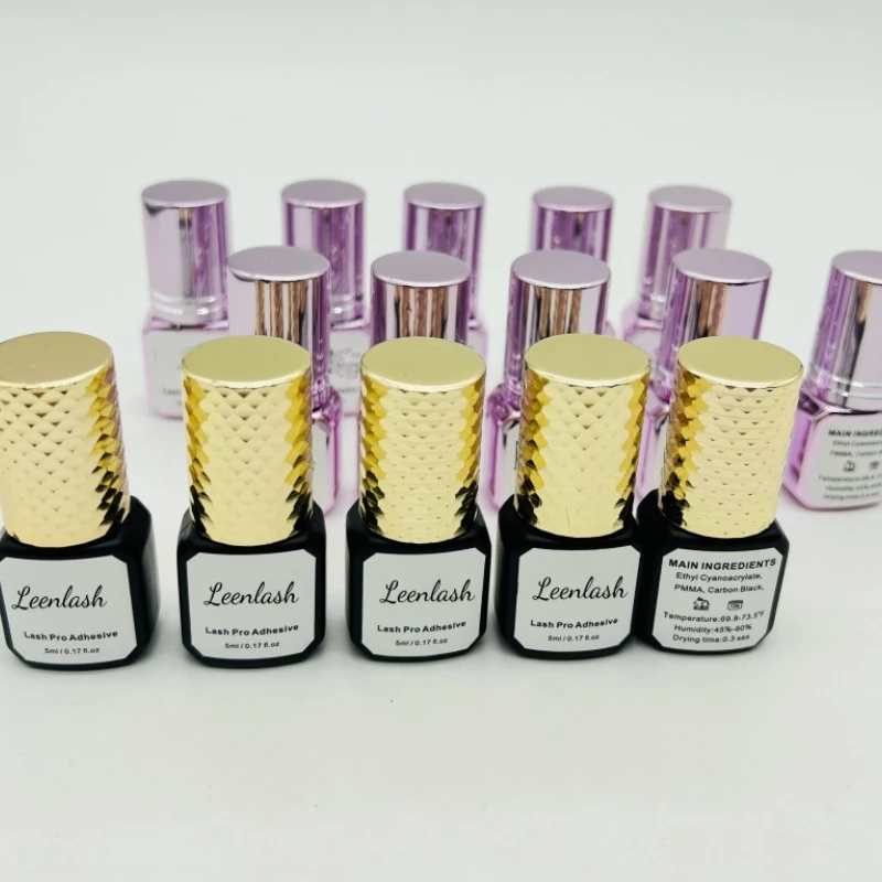 Professional Waterproof Latex Free Strip Lashes Adhesive eyelash extension glue adhesive private lash extension label