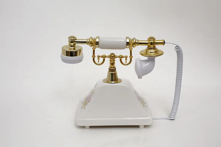 Роскошные винтажные высококачественные антикварные телефоны с экраном