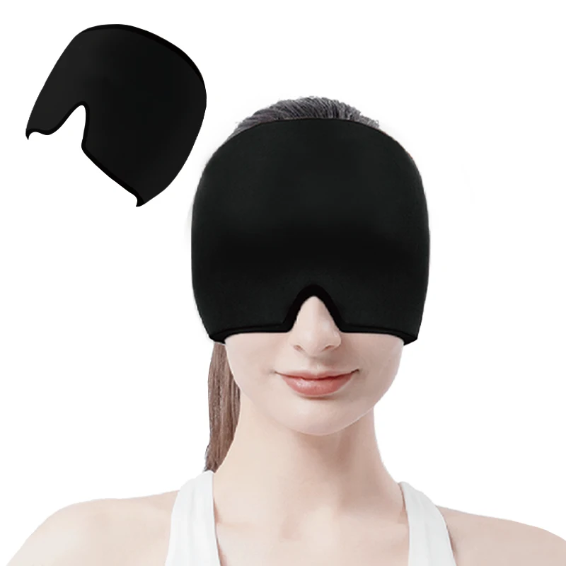 Migraine Ice Head Wrap Headache Relief Hat Migraine Cap Cold Compress