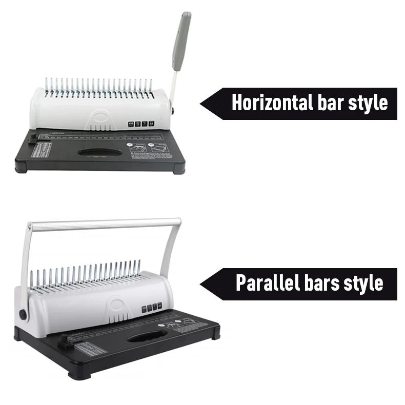 ZEQUAN 21 Holes Manual Notebook Bander 450 Sheets Spiral Comb Binding Machine