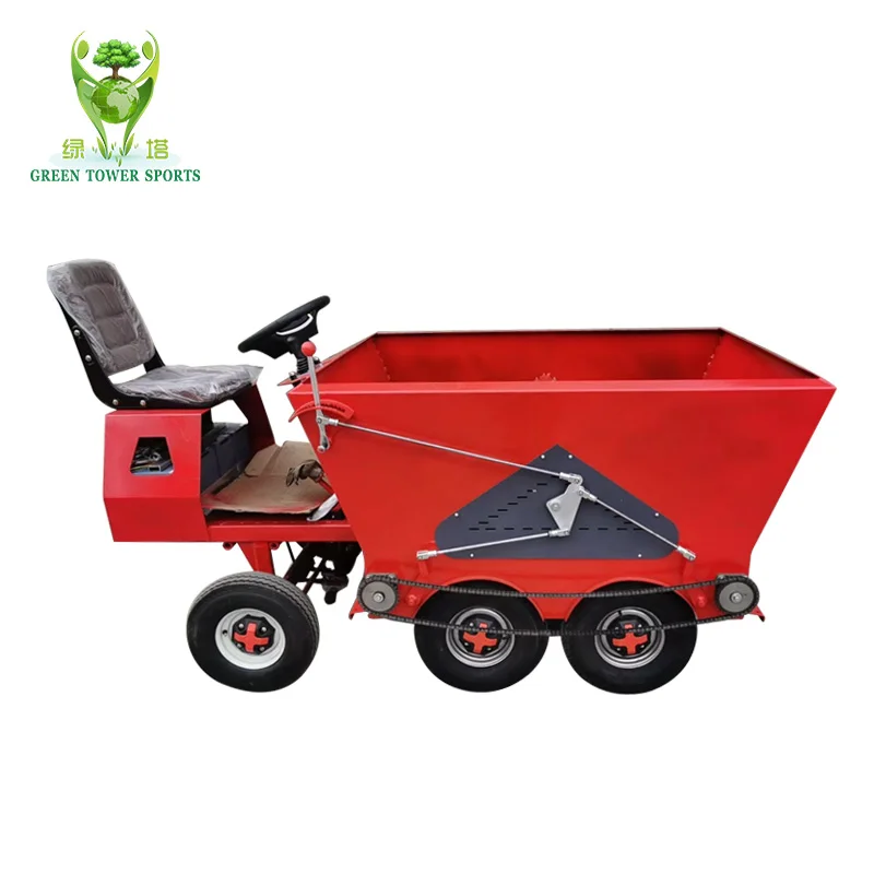Driving lawn particle filling machine sand charging and brush machine electric sand brush combing and sand flushing machine