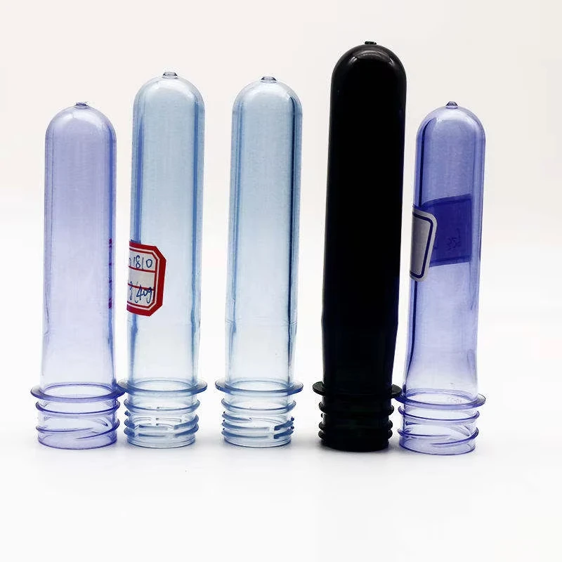 China Manufacturer Aikedi plastic pet preform 30/25 28mm PCO 1810 1881 neck soda bottle 200ml PET preform for carbonated water