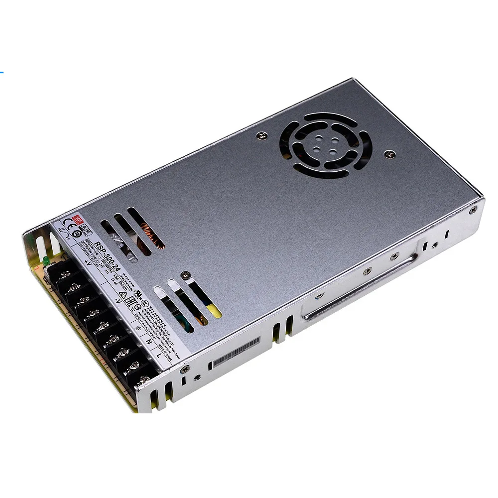 Среднее, хорошо RSP-320-12 320 Вт, 12 В, AC-DC замкнутый одиночный выход с функцией PFC, импульсный источник питания