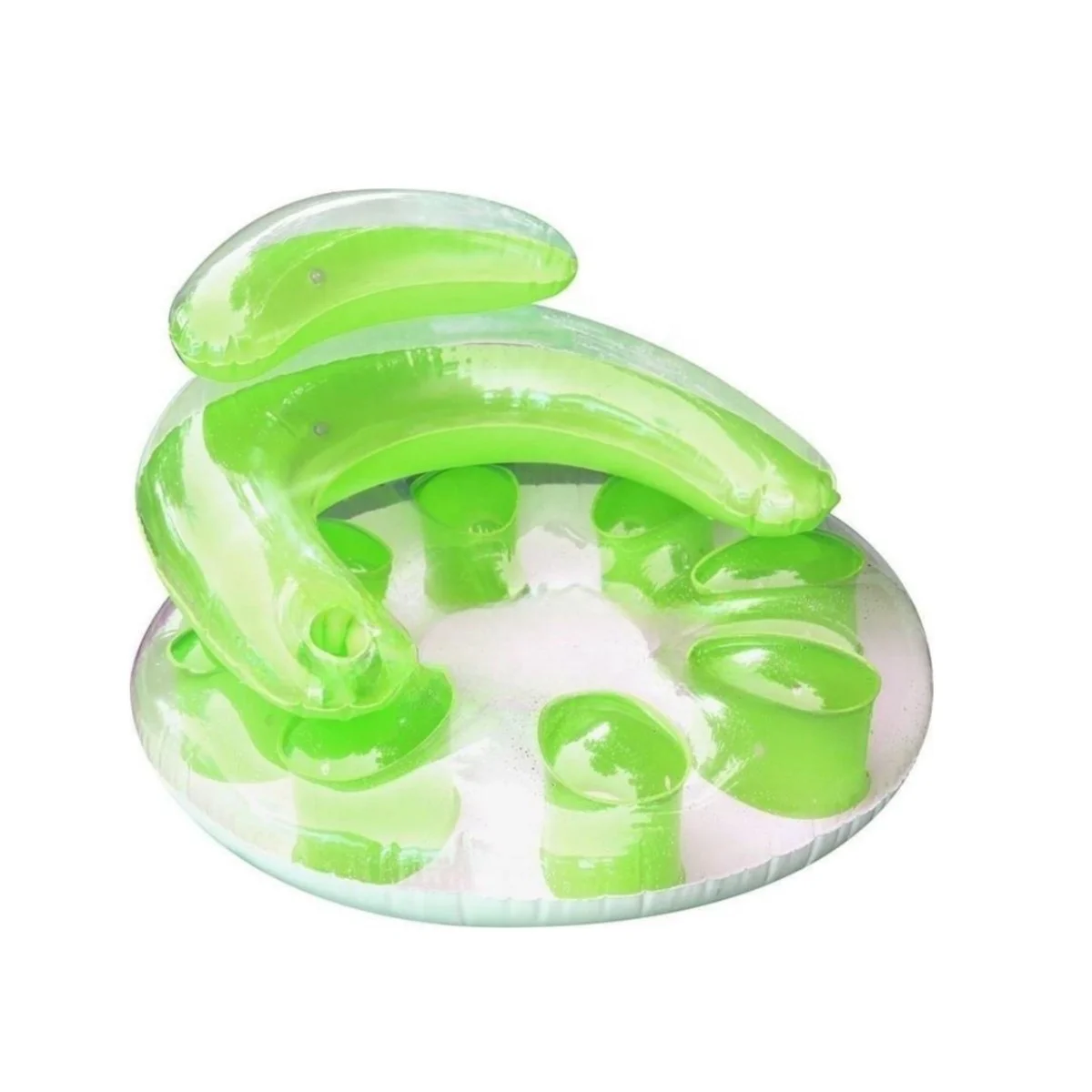 Durable wedding party Rainbow Footprint  Floating swimming ring inflatable nightclub other water equipment