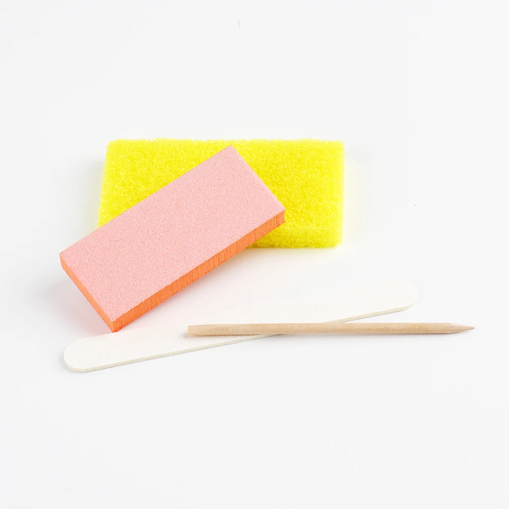 Профессиональный маникюрный набор 200 комплектов/внутренний корпус желтый 4 шт. набор для педикюра для салона