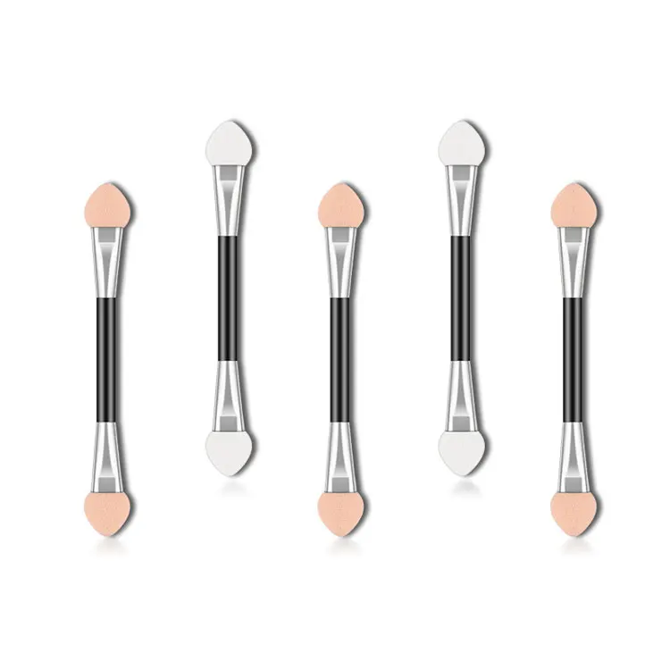 Двойной головкой одноразовая губка глаз карандаш для глаз карандаш губная помада, инструмент