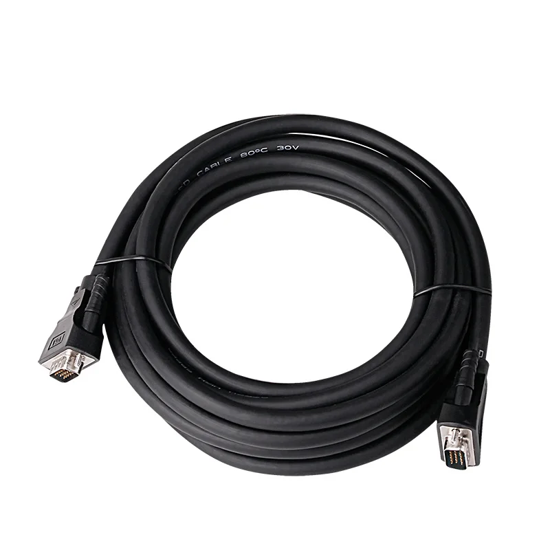 Hot Selling VGA 3+6 HD Cable Male-Male 3M 5M 10M 15M 1080P 720P Pull&Plug VGA Cable for Projector Monitor TV