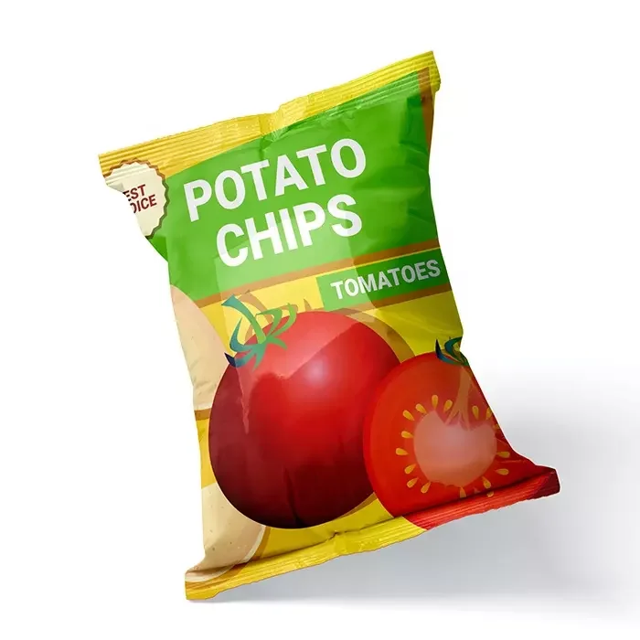 Wholesale Chips Packaging Bags Custom Logo Laminated Plastic Nuts Food Aluminium Foil Banana Chips Potatoes Chips Packing Bag