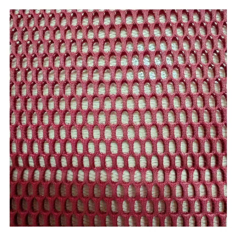 High Quality 100% Polyester 3D Mesh Sandwich Fabric Breathable Perforated Sports Material In-Stock Items