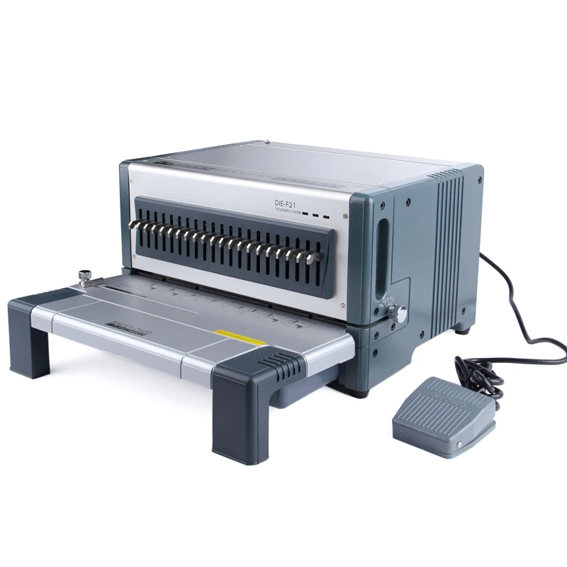 Munlifunction Electric book binding machine and hole punching machine with different punch moulds