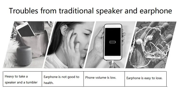 IPX6 Waterproof 30oz stainless steel bluetooth water bottle handsfree wireless speaker tumbler cup