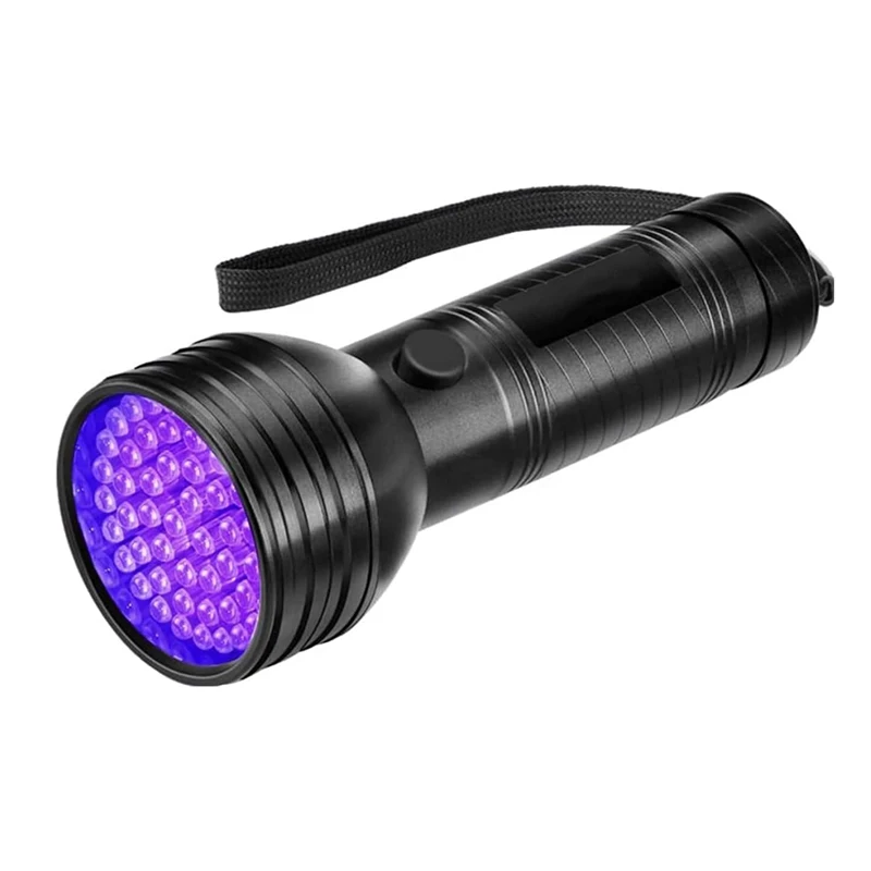 Wholesale Price High Bright Portable Handled 51 LED UV Ultraviolet Blacklight Detector Flashlight for Pet Urine