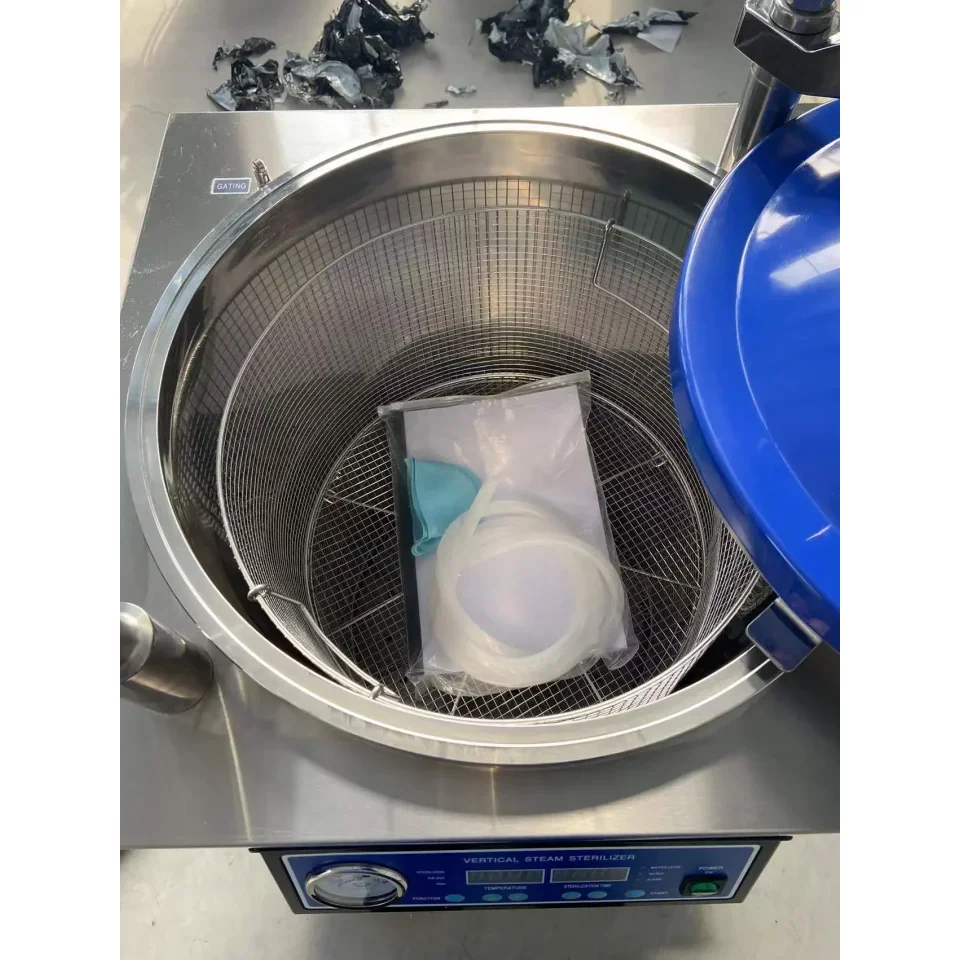 35/50/75/100/120/150L Vertical stainless steel steam mushroom substrate sterilizer autoclave for mushroom cultivation