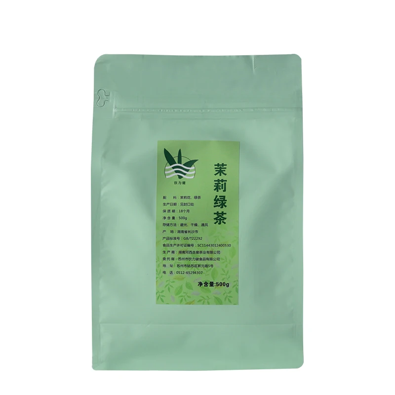 Wholesale Envelope Bag Packed Flower Jasmine Green Tea Leaves Drinking Tea