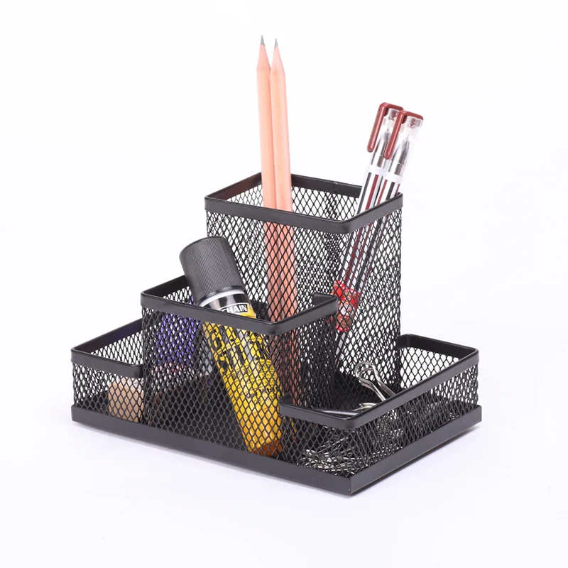Mesh metal accessories desk organizer tray