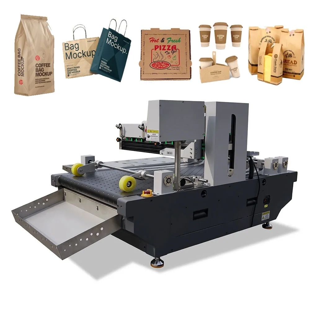 SHOP BAG PRINT MACHINE Envelope printer carton box printer label printing machine printer for carton single pass