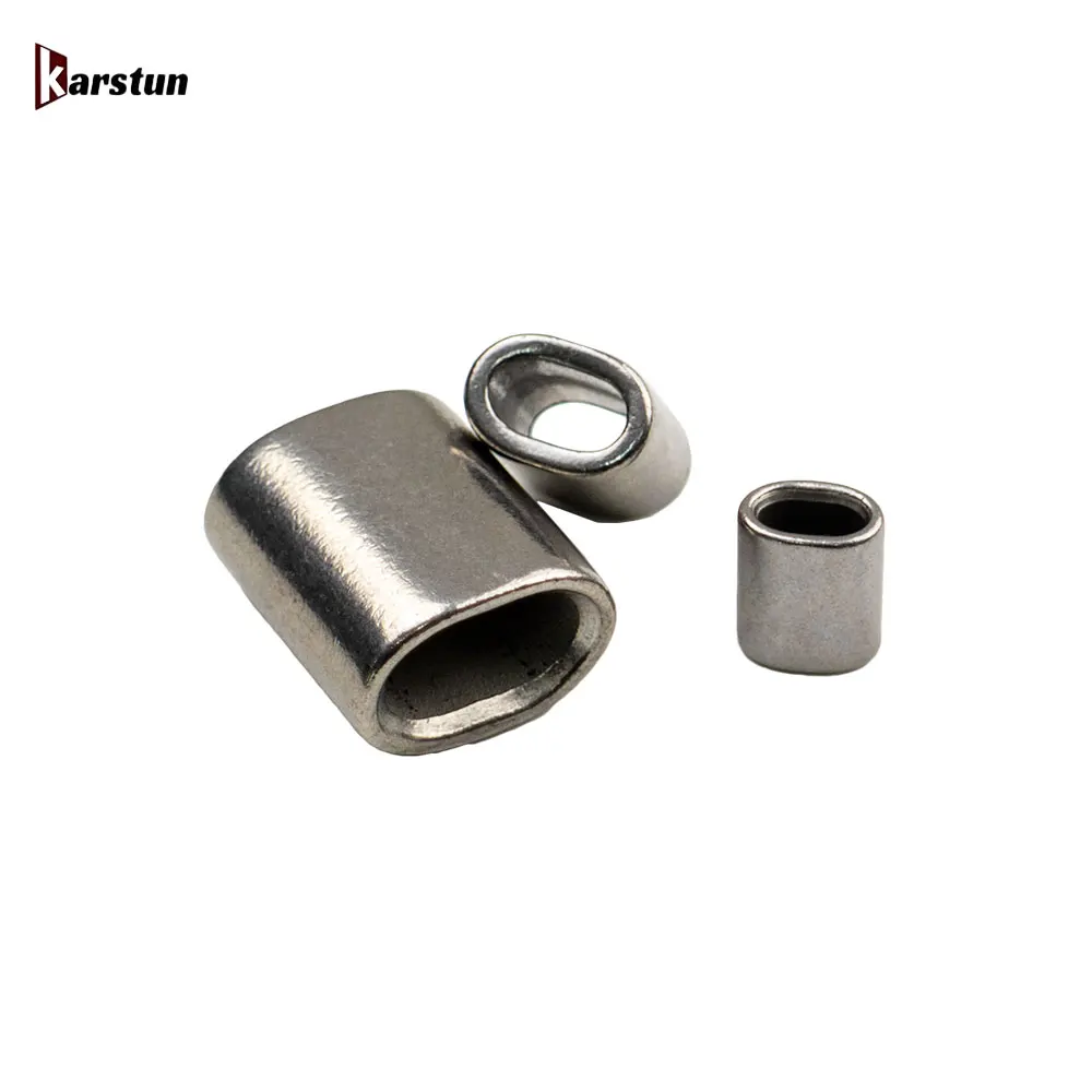 M1-M12 de arena inoxidable Овальный Duples овальной формы из нержавеющей стали обжимки рукава песочные часы