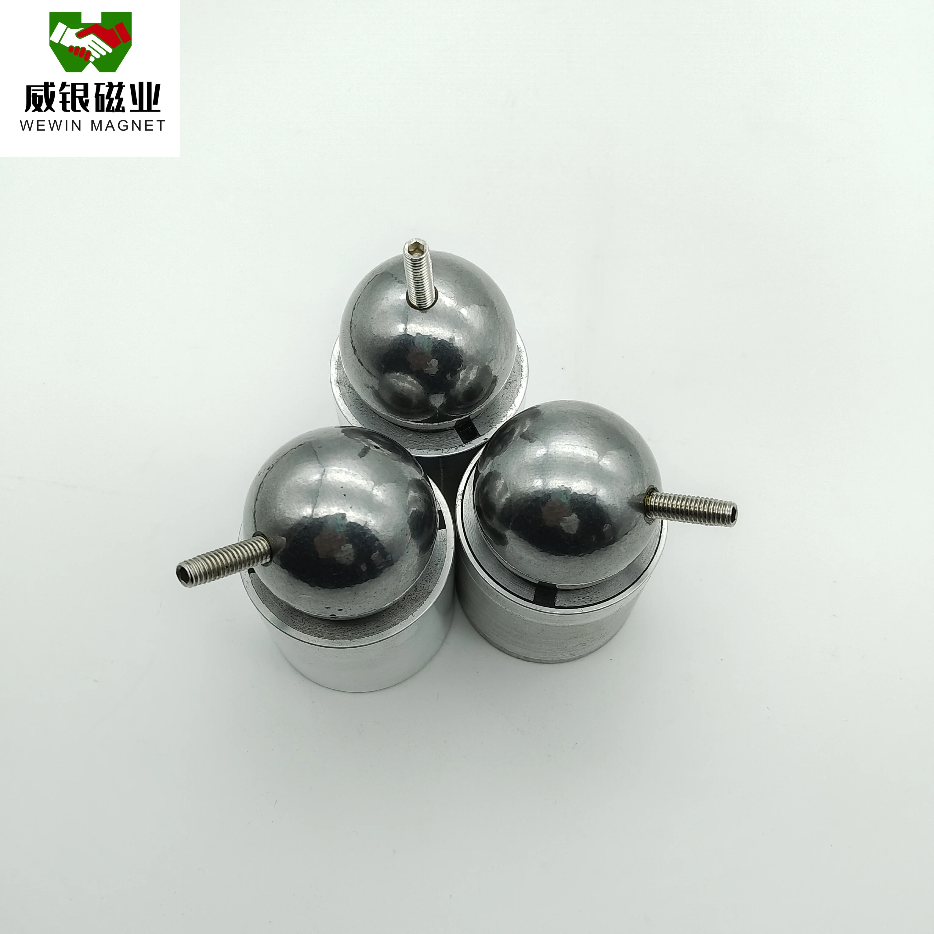 super strong  neodymium ndfeb magnetic ball joint for LED sign board wall light