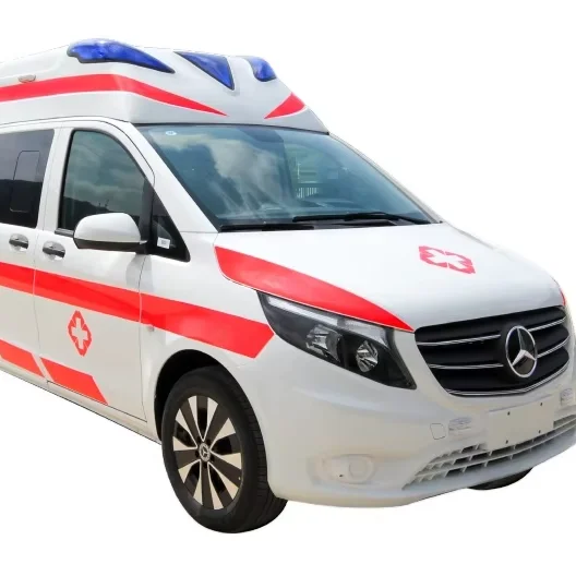 New Mercedes Vito High-Roof Monitoring Ambulance 185kw Emergency Rescue Vehicle with Customized Equipment for Sale