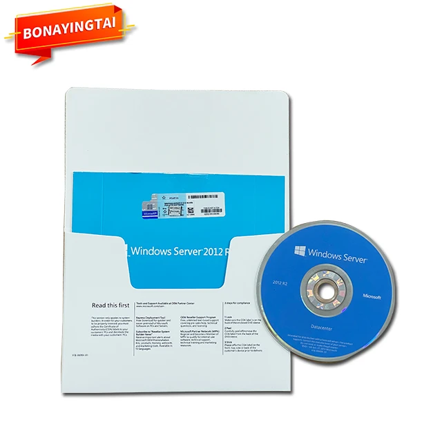 Сервер Windows 2012 R2 центр обработки данных сервер Windows 2012 R2 данных DVD полный пакет 6 месяцев Гарантия