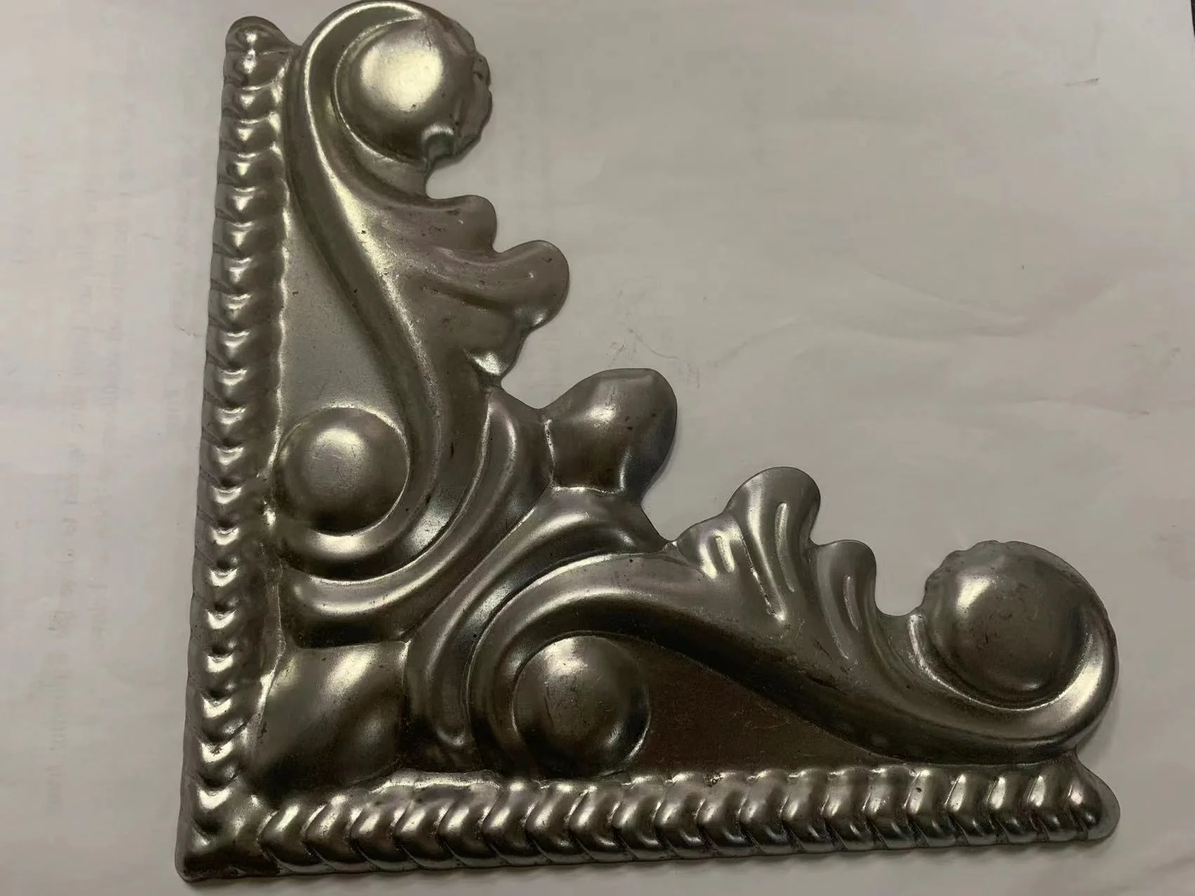 Stamped iron components  wrought iron ornaments stamped sheet rosette