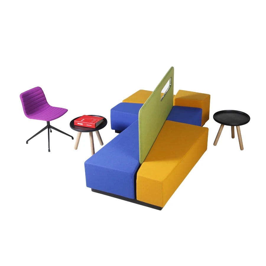 Hot-selling customized color public area combination sofa