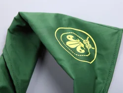 Custom woven T/C fabric scouts neckerchief souct scarf for boys and girls