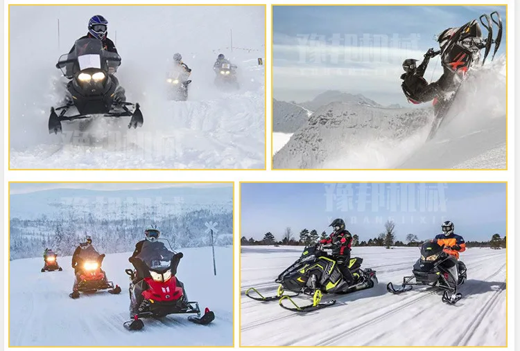Firstents snow patrol vehicle sled Snowmobile electric quad wheel snow beach motocross track