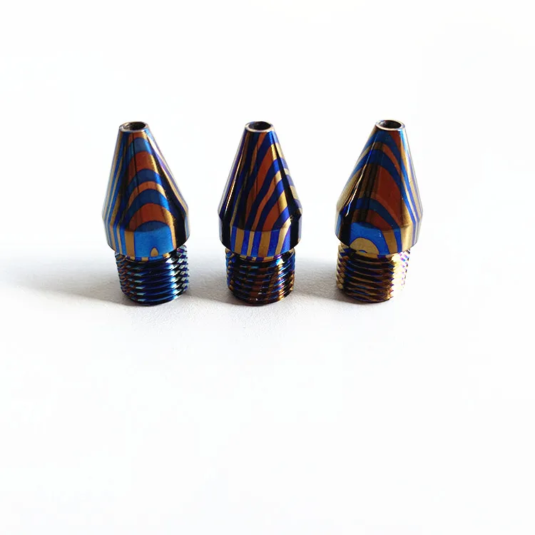 Триколор timascus EDC ручка наконечник с ЧПУ
