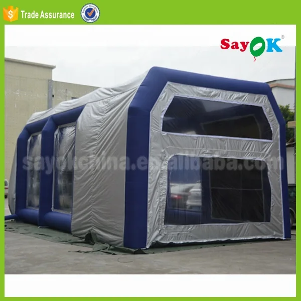 Vehicle show tent car paint auto inflatable booths to paint cars inflatable paint booth custom