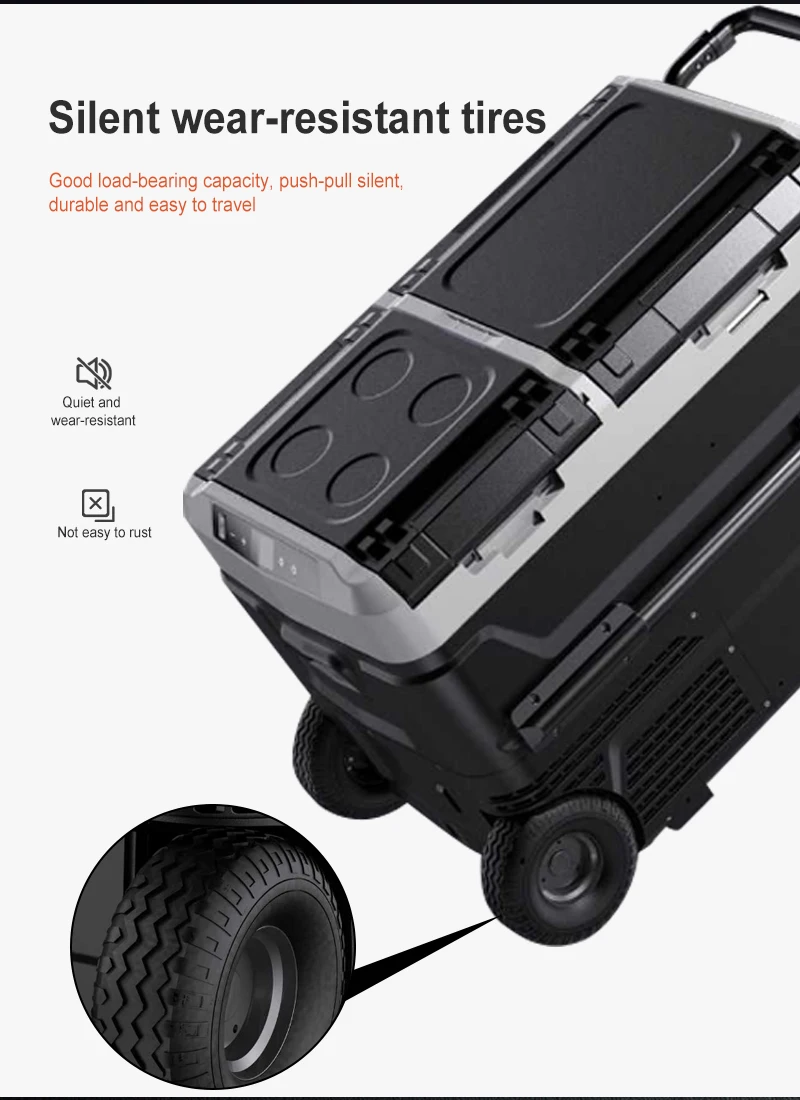 Hot Cold 50 Litres Refrigerators Small Mini Makeup Cosmetic Fridges Custom 12V 24V  OEM Customized Power Cooler