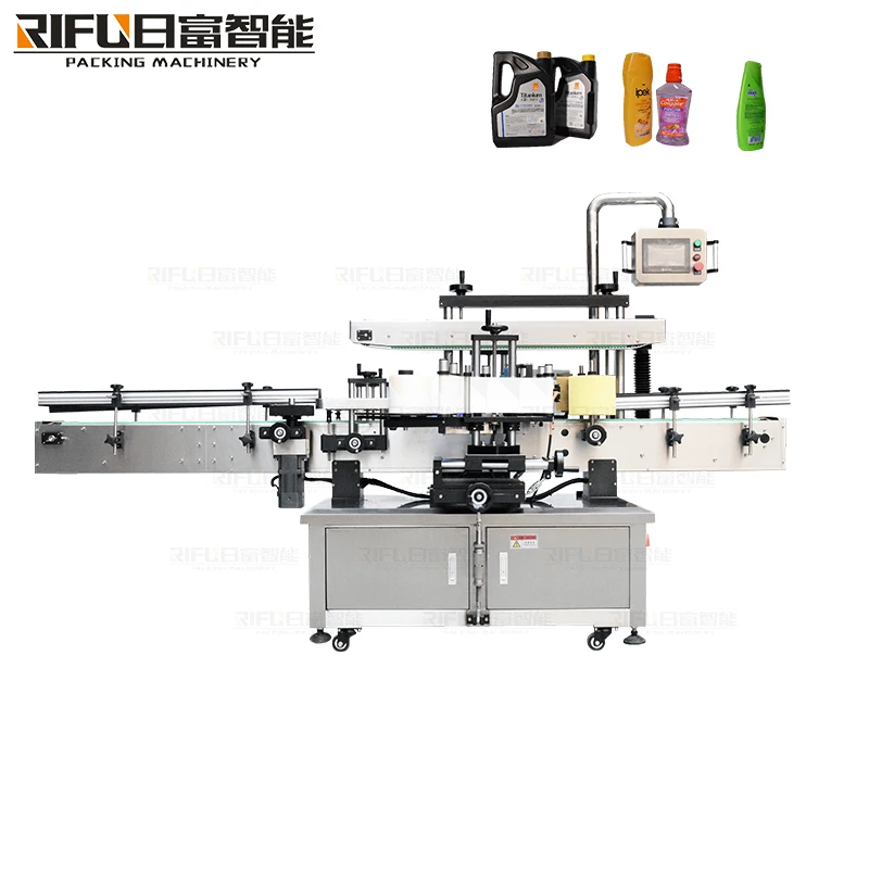 Automatic round corner carton box labeler labeling machine