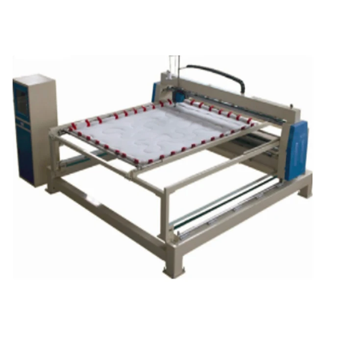 Computer control single needle quilting sewing machine with lifting head