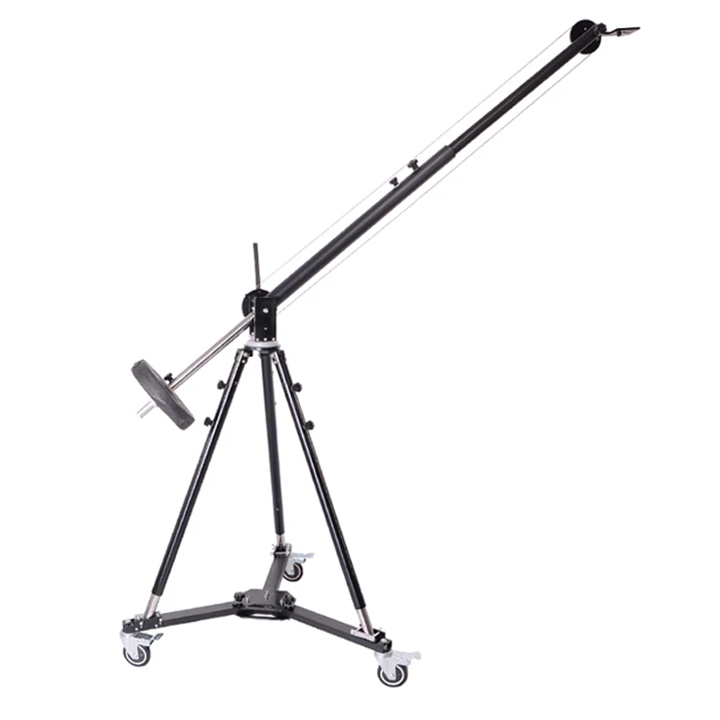 Портативная небольшая профессиональная телескопическая треугольная стрела для видеокамеры dslr стрела крана камеры Кулисный рычаг