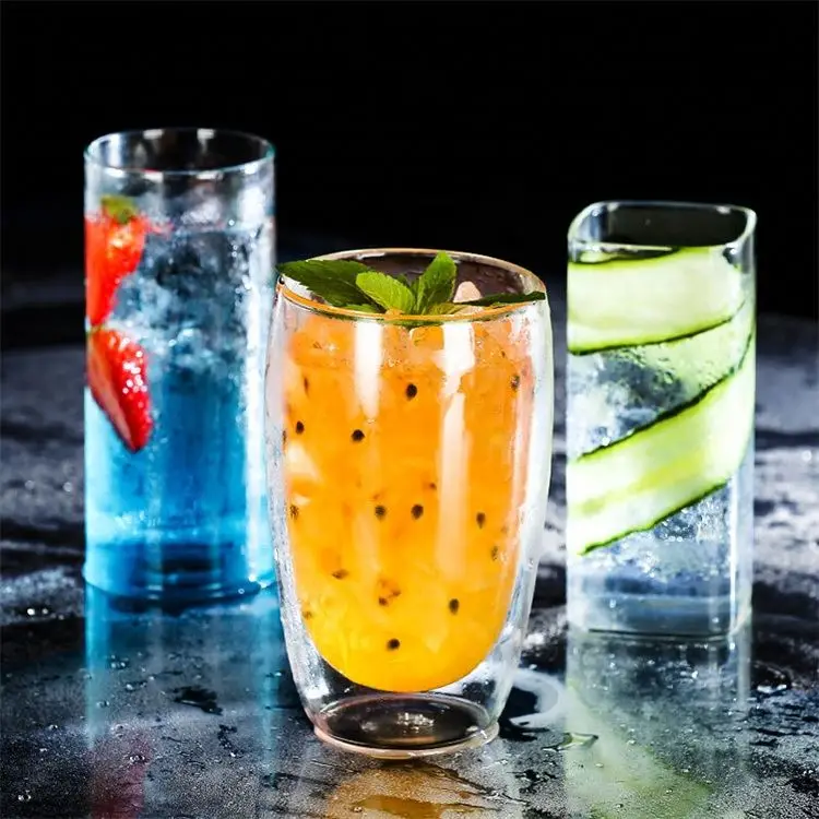 High Quality Custom Clear Polycarbonate Juice Glasses Martini Cups Cocktail Plastic Cup Margarita Glass