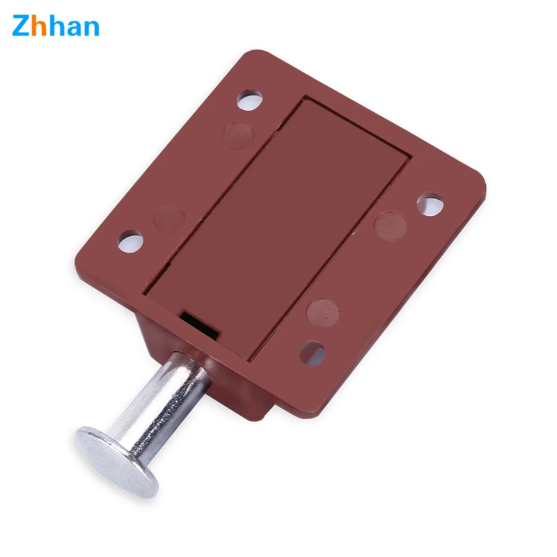 Tongue Door Latch Guard Spring Door Bolt Hardware Kitchen Cabinet Plastic Other Furniture Hardware