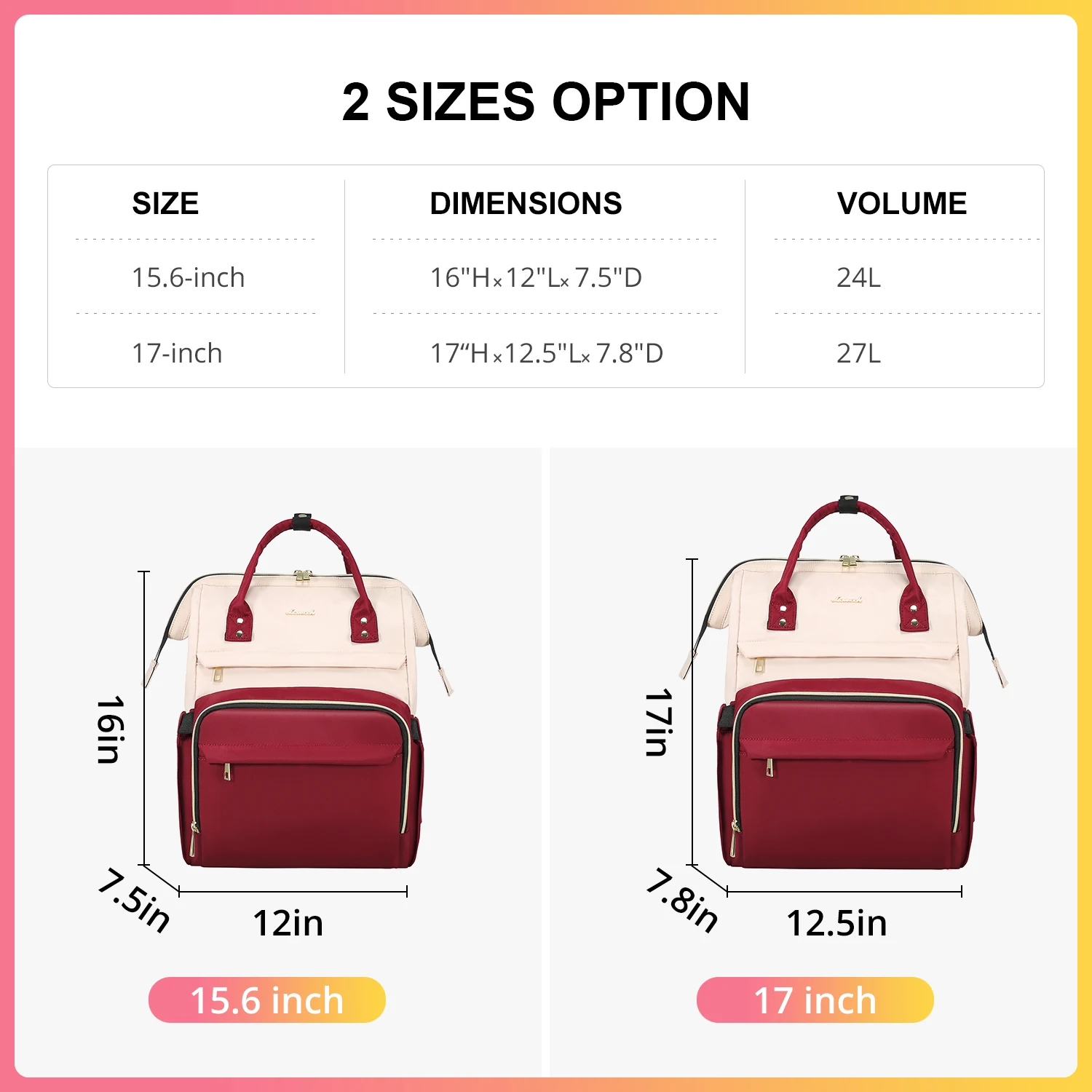 LOVEVOOK stylish fashion ladies custom logo office Carry on Nylon casual 15.6 inch with usb nurse teacher women laptop backpacks