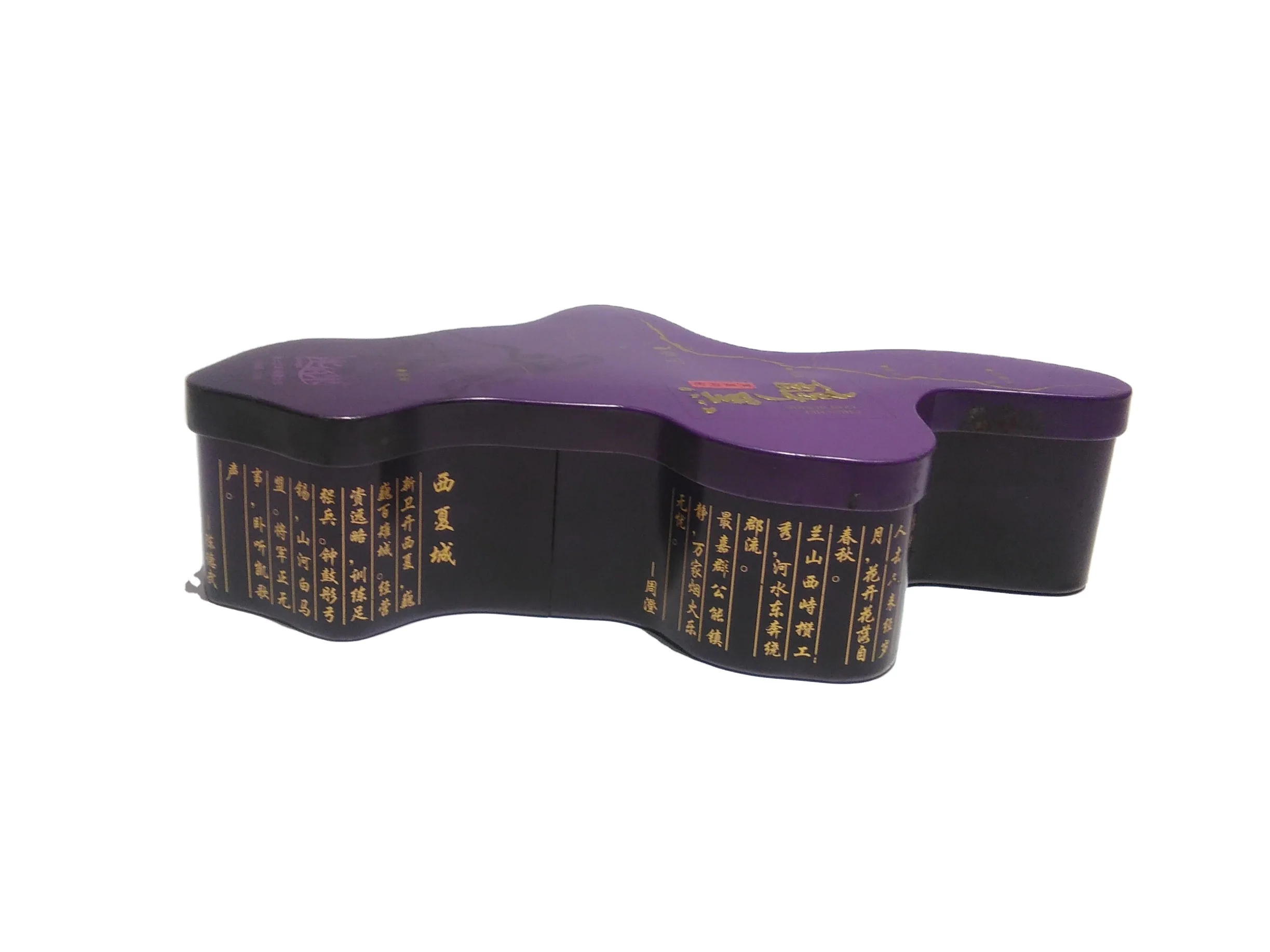 Рекламная нестандартная листовая банка для чая