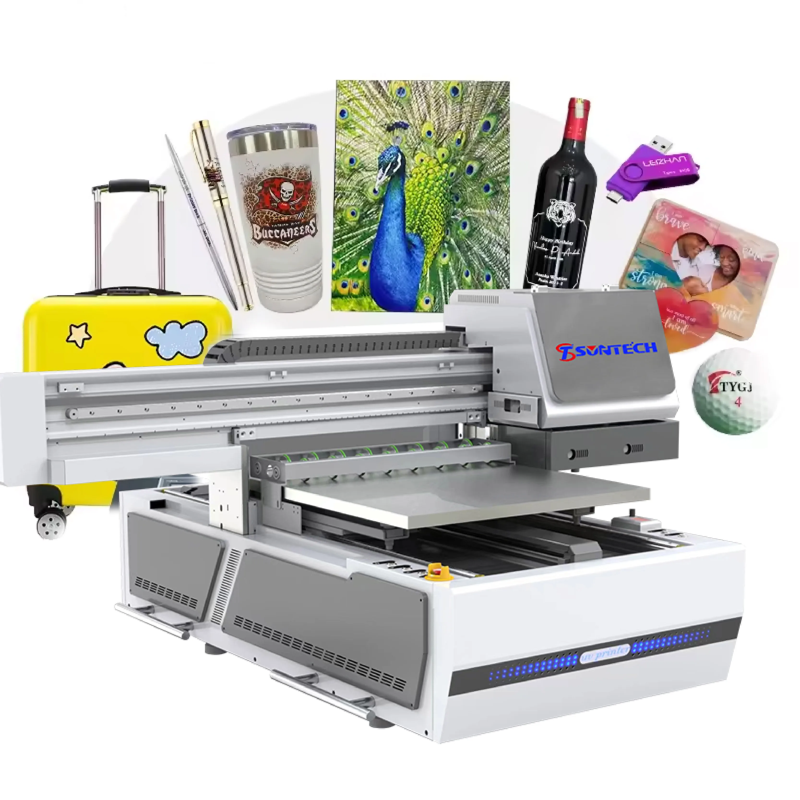 A1 UV flatbed printer Machine indoor Outdoor Uv xp600  A3 Printer 6090 uv Ink