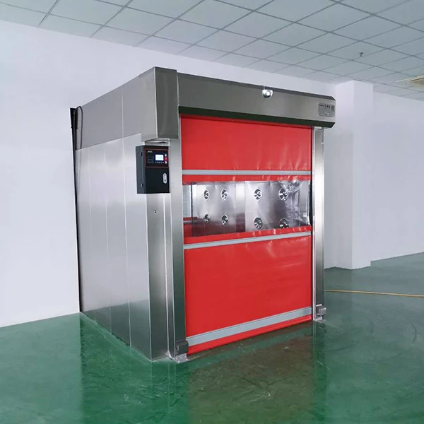 Прямая поставка, индивидуальная нержавеющая сталь 304, высокое качество, роликовая вверх дверь, воздушный Душ