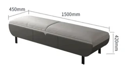 Bed end stool bedroom bed front small sofa simple modern storage shoe changing stool bedside couch leather long stool