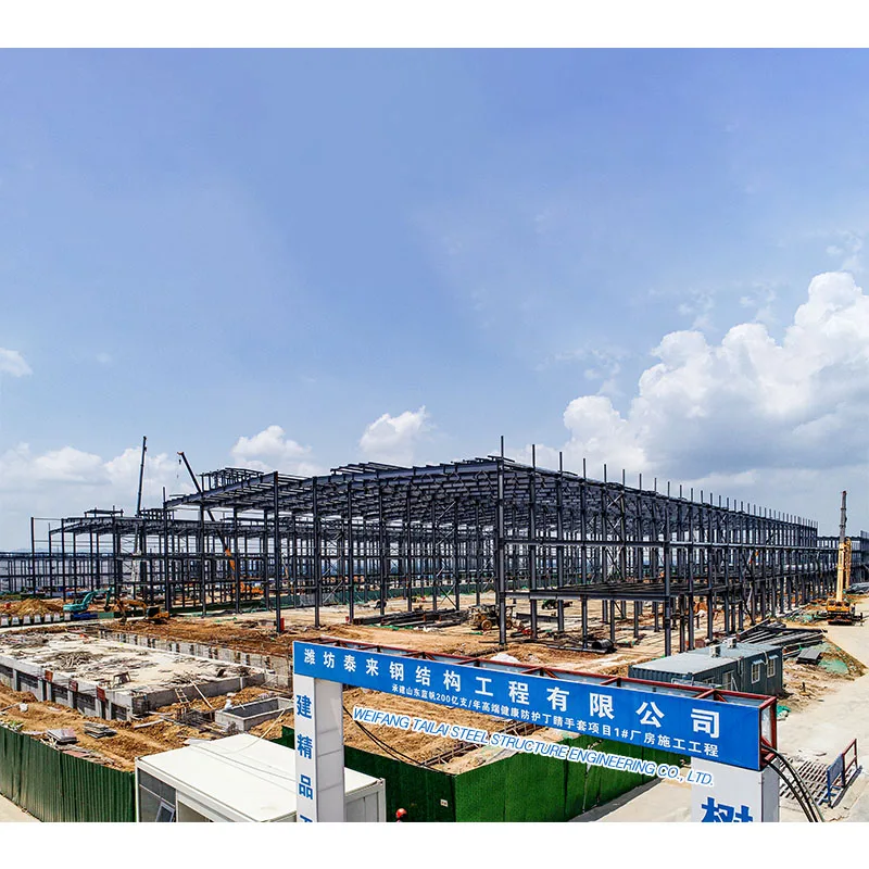 Fast Construction Construction Steal Buildings Steel Structure House with Steel Structure Frame Welded